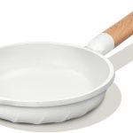 Nonstick Frying Pan 100% PFOA Free Cookware Induction Skillet Stir Fry Pan (White, 7.9 inch)