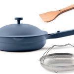 10.5-Inch Ceramic Nonstick Skillet Pan, Toxin-Free with Stainless Steel Handle, Oven Safe -