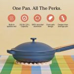 10.5-Inch Ceramic Nonstick Skillet Pan, Toxin-Free with Stainless Steel Handle, Oven Safe - - Image 2