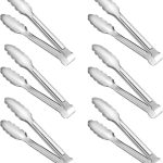6 Pack Serving Tongs Kitchen Tongs, Buffet Tongs, Stainless Steel Food Tong Serving Tong, small tongs