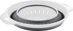 Collapsible Colanders (Strainers) for Fruit Vegetable Food Sizes 8" - 2 Quart (grey) - Image 2